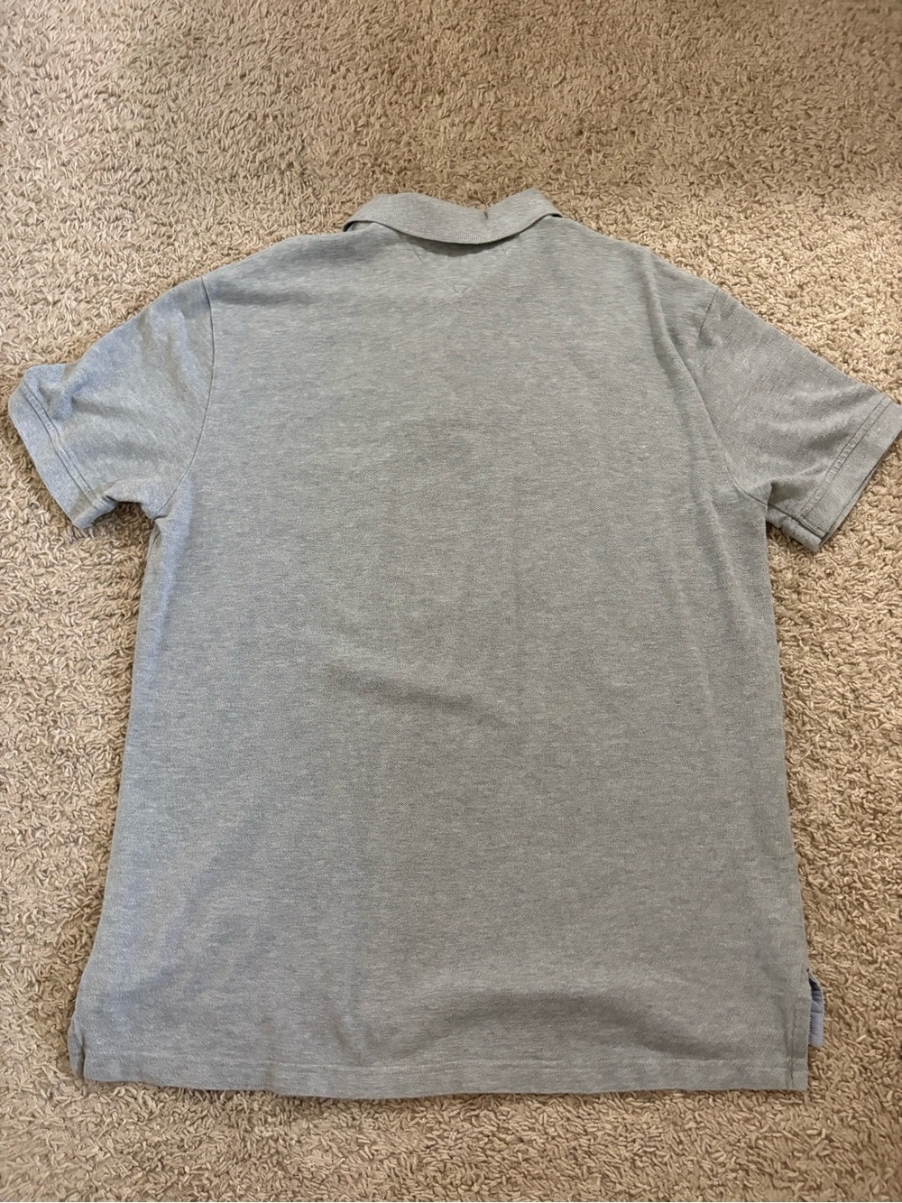 Tommy Hilfiger Gray Short-Sleeve Polo with Logo - Picture 2 of 3